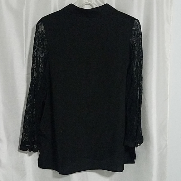 NWOT Ted Baker lace sleeves shirt - Picture 5 of 8
